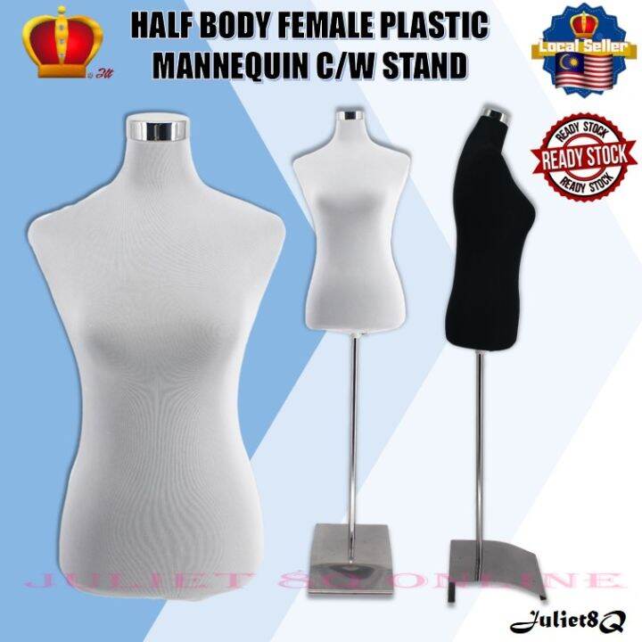 WellieSTR 1PC Plastic Female Mannequin Foot Clear, Hosiery