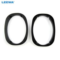 LEEWA 2pc Car Universal 6x9 Stereo Speaker Spacer Adapter for General Use All Cars Plane Speaker Mat Ring Set CA6050