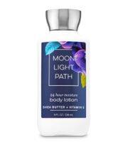 Bath&amp;Body works Body Lotion ผสมShea butter &amp; vitamin E // moonlight path บอดี้โลชั่น ผสมน้ำหอม 236ml ช่วยบำรุงผิวให้เนียนนุ่ม กลิ่นหอมมาก