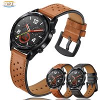 [HOT JUXLLKBKOW 514] 22มม. สำหรับ Samsung Galaxy นาฬิกา3 46มม. Correa Gear S3 Amazfit Pace/gtr 47มม. สร้อยข้อมือหนังแท้ Huawei นาฬิกา GT 2สาย