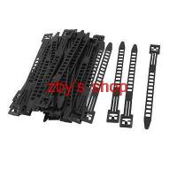 50 Pieces Black Adjustable Organizer Self-locking Nylon Cable Ties 14mm Width Cable Management