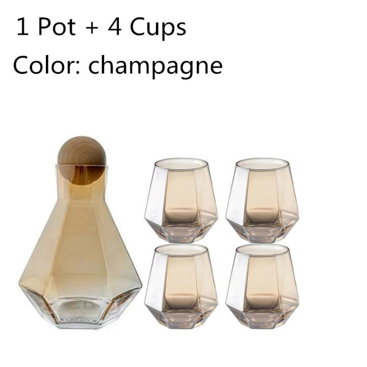 15-pcsset-water-pots-glass-carafe-set-wood-lid-decanter-pitcher-wine-whiskey-beer-juice-set-drinking-water-kettles