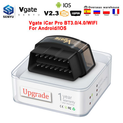 Vgate iCar Pro ELM327 V2.3 WIFI Scanner odb2 For IOS Bluetooth-Compatible OBD 2 OBD2 Car Auto Diagnostic Tool PK ELM 327 V 1 5