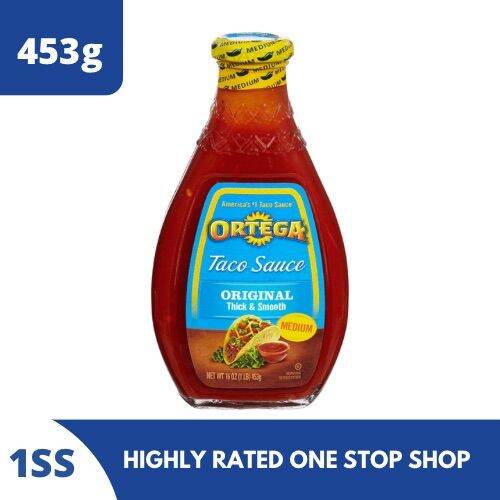 Ortega Medium Taco Sauce Original 453g (Exp July 20, 2024) Lazada PH