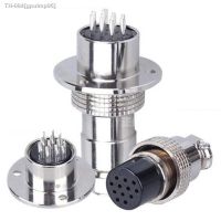 ▦∋✴ Waterproof GX16 GX20 French Circular Aviation Connector 6/4/5/3/7/8/9/10/12/14/15Pin Male Female AV Industry Power Socket Plug