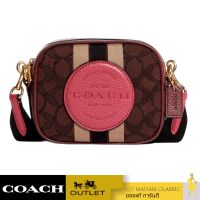 กระเป๋าสะพายข้าง COACH 7057 MINI DEMPSEY CAMERA BAG IN SIGNATURE JACQUARD WITH STRIPE AND COACH PATCH   (IMTL6)