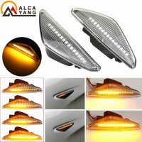 LED Dynamic Side Marker Turn Signal Blinker Flowing Water Blinker Flashing Light For BMW X3 F25 X5 E70 X6 E71 E72 2008-2014