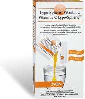 Lypo-Spheric Vitamin C, 1 Carton 1000 mg Vitamin C &amp; 1000 mg Essential Phospholipids Per Packet, Liposome Encapsulated for Improved Absorption, 100% Non-GMO ขนาด 30 Packets x 0.2 fl. oz.