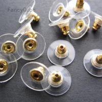 50Pcs Earring Backs Stoppers Findings Ear Post Nuts Jewelry Findings Tihkl