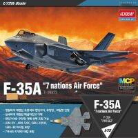 1/72สถาบันอเมริกันประกอบโมเดล F - 35 A Lightning 2 Seven Air โพสต์12561ของเล่นแบบชุดสะสมประกอบที่ได้รับการฟื้นฟูอย่างมาก