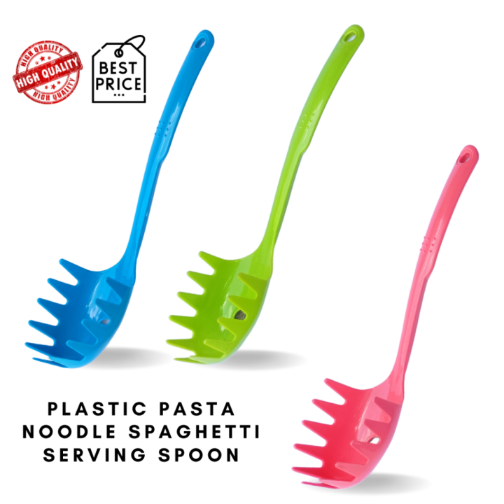 Plastic Pasta Noodle Serving Ladle Assorted Color spaghetti server