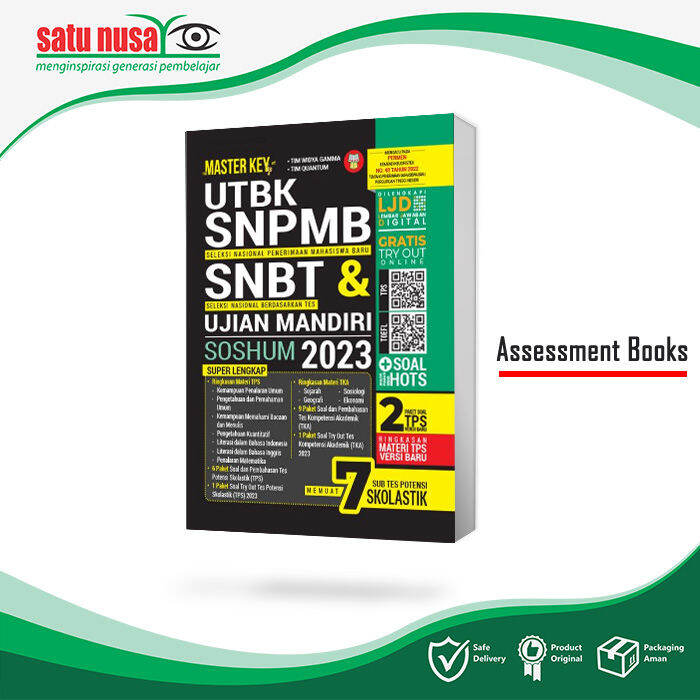 Buku The Master Key Of UTBK-SNPMB SNBT Dan Ujian Mandiri Soshum 2023 ...