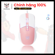 Chuột có dây chơi game có thể sạc lại ONIKUMA CW916 màu Hồng với đèn RGB