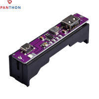 PANTHON บอร์ดชาร์จ18650 5V บอร์ดเครื่องชาร์จแบตเตอรี่แบตสำรองเคลื่อนที่2.1A พร้อมการป้องกันการลัดวงจรไฟฟ้าชาร์จมากเกินไป