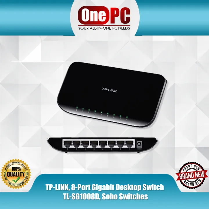 TP-LINK, 8-Port Gigabit Desktop Switch TL-SG1008D, Soho Switches ...