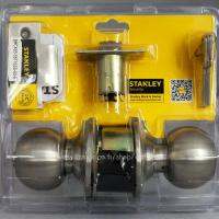 [คุ้มมาก] ซื้อ1แถม1 ลูกบิดประตูทั่วไป STANLEY สี Satin Stainless Steel รุ่น SHCK65-5871SSS-60-E