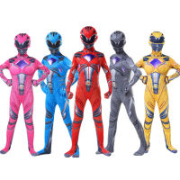 Power Mecha Five Beast เครื่องแต่งกายคอสเพลย์ Mystic Force Ranger ฮาโลวีนเครื่องแต่งกายสำหรับเด็ก Superhero เครื่องแต่งกาย Children