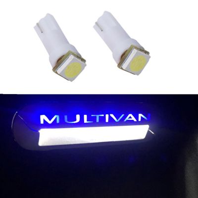 【CW】16pcs T5 T5.1 T6 LED Bulb For VW Multivan Caravelle Transporter Entry Interior Foot Step Light White Error Free LED Lamp Only