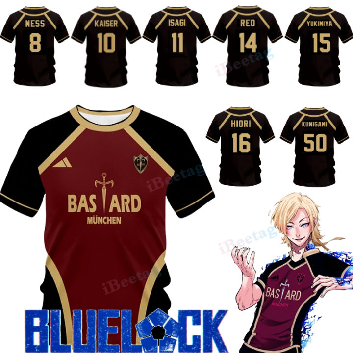 Blue Lock Isagi Yoichi Chigiri Hyoma Jersey Cosplay Football Team Short ...