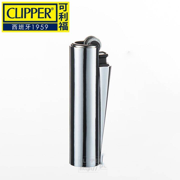 Original Clipper From Spain Metal Free Fire Butane Gas Lighter Nylon