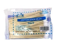 Cotton Stick BIO PLAST ไม้พันสำลี/สำลีพันก้าน ความยาว 6 นิ้ว 100 ชิ้น