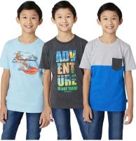 Eddie Bauer Youth Boys 3 Pack Short Sleeve T-Shirts