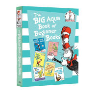 The big Aqua book of begin books Blue Book English original hardcover introduction picture book story anthology 6 in 1 seven color series