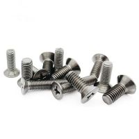 Hot Selling GR5 Titanium Alloy DIN965 Cross Recessed Flat Countersunk Head Philips Machine Screws