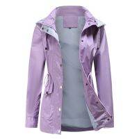 【มีไซส์ใหญ่】Plus Size Women Fully Waterproof Outdoor Jacket Outdoor Womens Windproof Jackets