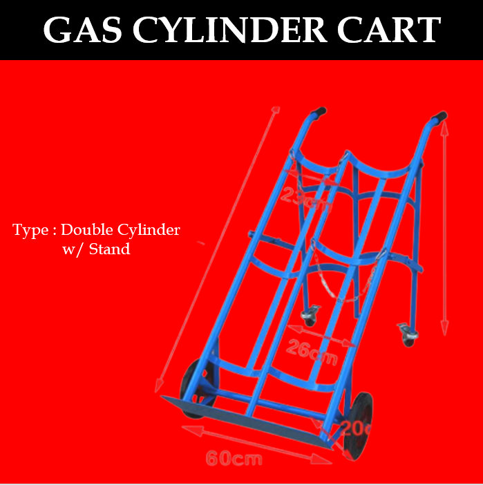 Toyu Gas Cylinder Cart Single/Double Cylinder Lazada PH