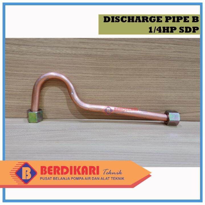 Discharge Pipe B Kompresor 1/4hp Pipa Tanda Tanya Selang SDP | Lazada ...