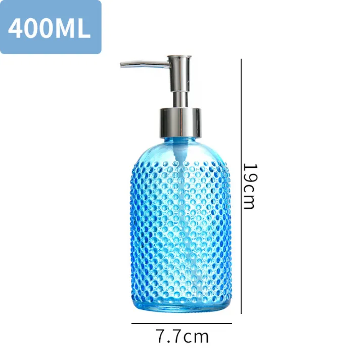 400ml-liquid-storage-container-refillable-soap-dispenser-glass-hand-sanitizer-bottle-400ml-liquid-storage-container-bathroom-lotion-bottle-press-liquid-dispenser-shampoo-storage-jar-body-wash-containe