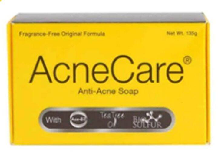 Acne Care Bar Soap 135g Lazada PH