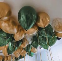 11-18Pcs Bunch Balloon Ink Green Jungle Theme Latex Balloon Wedding Birthday Party Decoration Festival Celebration Supplies Balloons