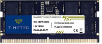 Timetec 16GB DDR5 4800MHz PC5-38400 Unbuffered Non-ECC 1.1V CL40 1Rx8 Single Rank 262Pin SODIMM Laptop Memory RAM Module Upgrade (16GB) DDR5 16GB