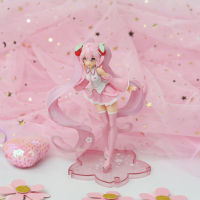 Fancy【ลดกระหน่ำ】14.5ซม. สีชมพู Hatsune Miku Sakura หุ่นแอคชั่นฟิกเกอร์ PVC โมเดลตุ๊กตาเครื่องประดับตกแต่งบ้านรถยนต์ของขวัญ