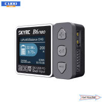 CUIXI SkyRC แบตเตอรี่ B6neo อุปกรณ์ชาร์จอัจฉริยะ DC 200W PD 80W 10A DC/PD อินพุตคู่ SK-100198อะไหล่เครื่องชาร์จแบบสมดุล