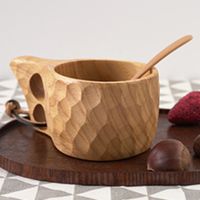 hotx【DT】 New Chinese Wood Mug Rubber Cups Drinking Mugs Drinkware Juice Lemon Teacup