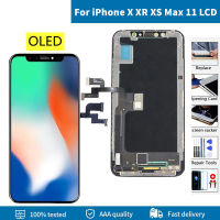 จอ Lcd OLED สำหรับ iPhone X 11 12 Pro ขายส่งราคาจากโรงงานสำหรับ iPhone X Xs Xr หน้าจอทดสอบสัมผัสที่ดี100%