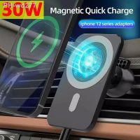 30W Magnetic Car Wireless Charger for Iphone 14 13 12 Pro Max Car Charger Stand Macsafe Wireless Charger Air Vent Phone Hodler