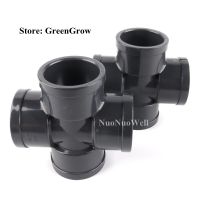 1pc I.D 20~110mm UPVC Cross Connector Garden Irrigation Water Pipe Connectors Aquarium Tank DIY Tools PVC Tube 4-Ways Joints Watering Systems  Garden