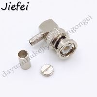 1Pcs 90 Deg Bnc Male Plug Right Angle Crimp for RG58 LMR195 RG142 or RG316 RG174 RG179 LMR100 Cable RF Coaxial Connector