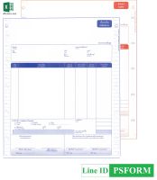 ใบส่งสินค้า ใบส่งของ บิลเงินสด ใบเสร็จรับเงิน ใบกำกับภาษี สำเร็จรูป 2 ชั้น กระดาษต่อเนื่องเคมี ขนาด 9x11นิ้ว จำนวน 100-1000 ชุด