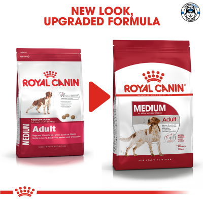 Royal canin Medium Adult สำหรับสุนัขโต พันธุ์กลาง 4kg