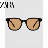 ZARAˉ Sunglasses womens new sunscreen driving anti-ultraviolet glasses brown sunglasses mens retro all-match trend