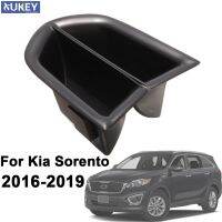 {Automobile accessories} กล่องเก็บของประตูหน้าภายในสำหรับ Kia Sorento UM 2016 2017 2018 2019ภาชนะบรรจุโทรศัพท์ที่วางแขนช่องใส่ของในรถที่จับกระเป๋า