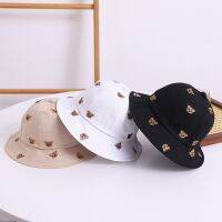 【YF】⊙✥  Embroidered Baby Hat 1-3Y Children New Boys Sunshade Outdoor Fishing Cap