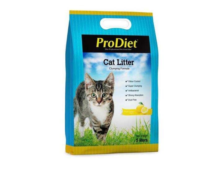 ProDiet Cat Litter 5L - Lemon Scent (pasir kucing) | Lazada