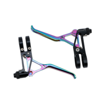 Litepro Bicycle Brake Lever Ultimate Extralites Top Ultra-Light 60g Line Brake Handle CNC black sliver red red color