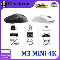 Keychron M3 MiNi 4K การทดสอบจำลองครั้งที่3เมาส์เล่นเกมส์บลูทูธ Nordic52840โน้ตบุ๊กโต๊ะทำงานไร้สายสำนักงานพกพา